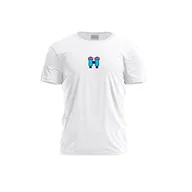 Koszulki męskie - Bona Basics, Męski T-shirt z cyfrowym nadrukiem,% 100 bawełna, biały, na co dzień, męskie topy, rozmiar: XL, biały, XL - miniaturka - grafika 1