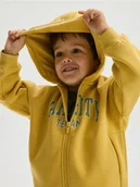 Bluzy i sweterki niemowlęce - Reserved - Dresowy komplet z bawełny - kremowy - miniaturka - grafika 1