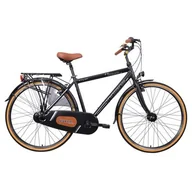 Rowery - Rower miejski INDIANA Storica 130 7B M21 28 cali męski Czarny - miniaturka - grafika 1