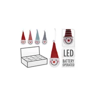 Ozdoby bożonarodzeniowe - Bałwan LED 7,5 x 7,5 x 20 cm CAA223340 - miniaturka - grafika 1