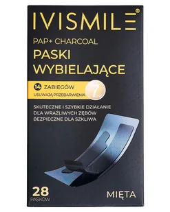 Ivismile Miętowe Paski do wybielania zębów na sucho (bez wody utlenionej) - Wybielanie zębów - miniaturka - grafika 1