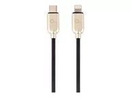 Kable komputerowe i do monitorów - GEMBIRD CC-USB2PD18-CM8PM-1M Kabel USB-C do 8-pin ładowanie i synchronizacja 1m czarny - miniaturka - grafika 1