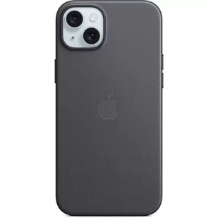 Apple Etui z tkaniny FineWoven z MagSafe do iPhone 15 Plus Czarny MT423ZM/A - Etui i futerały do telefonów - miniaturka - grafika 1