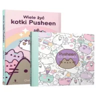 Kolorowanki, wyklejanki - Pakiet Wiele żyć kotki Pusheen, Pusheen kolorowanka - miniaturka - grafika 1