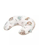 Poduszki do karmienia - Bonjour Cherie Rogal bambusowy 50x65cm Safari Minky Bleached sand - miniaturka - grafika 1