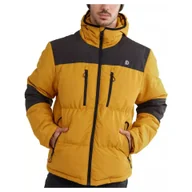 Kurtki narciarskie - Kurtka uliczna Navarro Padded Jacket - żółta - miniaturka - grafika 1