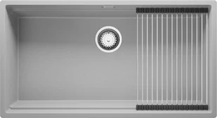 Zlew BRANDE SWIFT SLIM 860-90 GRAY (szary) zwijany ociekacz ROLLMATA - Zlewozmywaki - miniaturka - grafika 1
