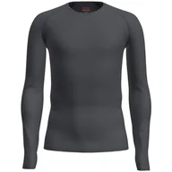 Koszulki sportowe męskie - Męska koszulka Icebreaker M Mer 260 Zoneknit Seamless LS Crewe Rozmiar: L / Kolor: czarny - miniaturka - grafika 1