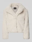 Kurtki damskie - Kurtka krótka ze sztucznym futrem model ‘CANNA’ - miniaturka - grafika 1