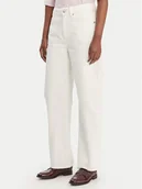 Spodnie i spodenki dla dziewczynek - Tommy Hilfiger Jeansy WW0WW49500 Écru Barrel Fit - miniaturka - grafika 1