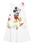 Sukienki - Desigual Vest_analía Sukienka Casual Dziewczyny i Dziewczyny, biały, 5/6/2020 - miniaturka - grafika 1