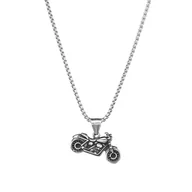 Naszyjniki męskie - Biżuteria Venetto Naszyjnik męski z zawieszką w kształcie motocyklu Venetto S505 • SKLEP PREMIUM ✓ • Kup teraz, zapłać za 30 dni RATY 0% GRATIS WYSYŁKA ZWROT DO 365 DNI - miniaturka - grafika 1