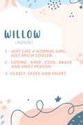 Pozostałe książki obcojęzyczne - Willow :Funny Willow Definition : Personalized Name Journal for Willow |Cute Personalized Name Definition Journal For Girls Called Willow ,christmas ... girls ... journal Paperback|6x9 Inches , 120 - miniaturka - grafika 1