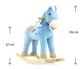 Zabawki na biegunach - Koń Pony Blue - miniaturka - grafika 1