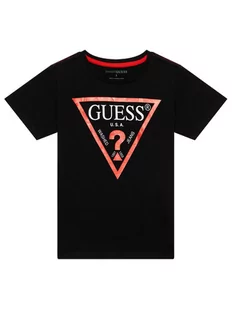 Guess T-Shirt N73I55 K8HM0 Czarny Regular Fit - Koszulki dla chłopców - miniaturka - grafika 1