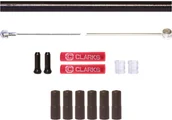 Hamulce rowerowe - Clarks Gear kabel Kit uniwersalny przednie i tylne Brake Cable Kit, 8012bk 8012-Black - miniaturka - grafika 1