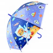 Parasole - NIEBIESKA PARASOLKA DZIECIĘCY PARASOL DLA DZIECI CHŁOPIEC DZIEWCZYNA KOSMOS - miniaturka - grafika 1