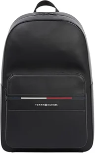 TOMMY HILFIGER Męski plecak TH FUNDATION AM0AM13195, czarny (czarny), OS, czarny (czarny), rozmiar uniwersalny - Plecaki - miniaturka - grafika 1