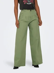 pantaloni donna only 15311375ettie wide pant oil green - Spodnie damskie - miniaturka - grafika 1