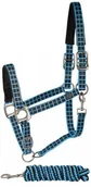 Kantary dla koni - HARRY''S HORSE Zestaw kantar + uwiąz Square - miniaturka - grafika 1