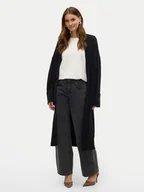 Swetry damskie - Vero Moda Kardigan Jupiter 10309608 Czarny Relaxed Fit - miniaturka - grafika 1