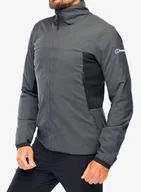 Kurtki męskie - Kurtka polarowa Berghaus MTN Guide MW Hybrid Jacket - grey pinstripe/jet black - miniaturka - grafika 1