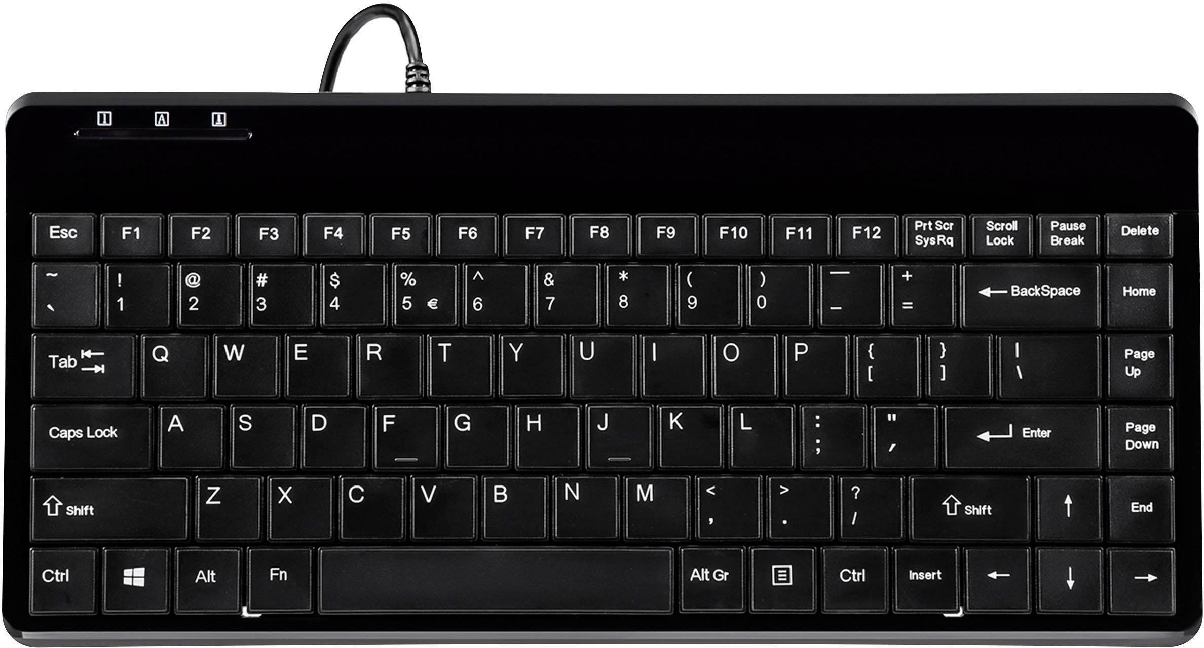 Perixx PERIBOARD-409 H, DE, Mini USB keypad, 2 hubs, black 57149F