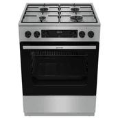 Kuchenki gazowo-elektryczne - Gorenje GKS6C70XJ - miniaturka - grafika 1