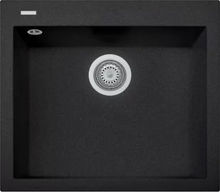 Zlew PLADOS ONE 6010 CZARNY METAL (black metalik 44) (ON601044) - Zlewozmywaki - miniaturka - grafika 1