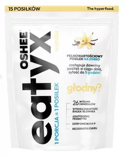 eatyx Pełnowartościowy Posiłek w Proszku, 1 Porcja, Wanilia, 90g - Szybkie dania obiadowe - miniaturka - grafika 1