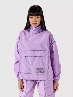 Kurtki damskie - Togoshi Kurtka anorak TG22-KUD001 Fioletowy Oversize - grafika 1