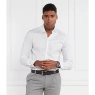 Koszule męskie - Calvin Klein Koszula POPLIN SQUARE PRINT | Slim Fit - miniaturka - grafika 1