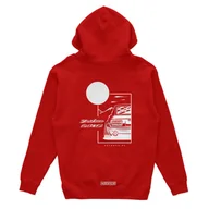 Odzież do sportów motorowych - Bluza z kapturem Datsun 240Z czerwona-XL - miniaturka - grafika 1