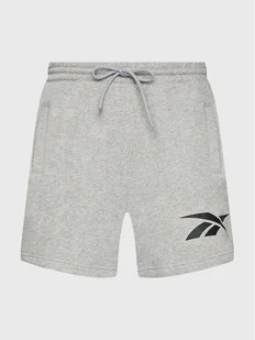Reebok Szorty sportowe Brand Proud HS6847 Szary Regular Fit - Spodenki męskie - miniaturka - grafika 1