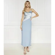 Sukienki - Karl Lagerfeld Satynowa sukienka - miniaturka - grafika 1