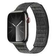 Akcesoria do smartwatchy - Pasek CRONG Melange do Apple Watch 4/5/6/7/8/9/SE/SE 2/SE 2022/Ultra/Ultra 2 (42/44/45/49mm) Czarny - miniaturka - grafika 1