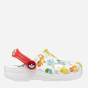 Croksy dziecięce Crocs Classic Pokemon Clog TCR207754 24-25 Biały/Wielokolorowy (196265175802) - Buty dla chłopców - miniaturka - grafika 1