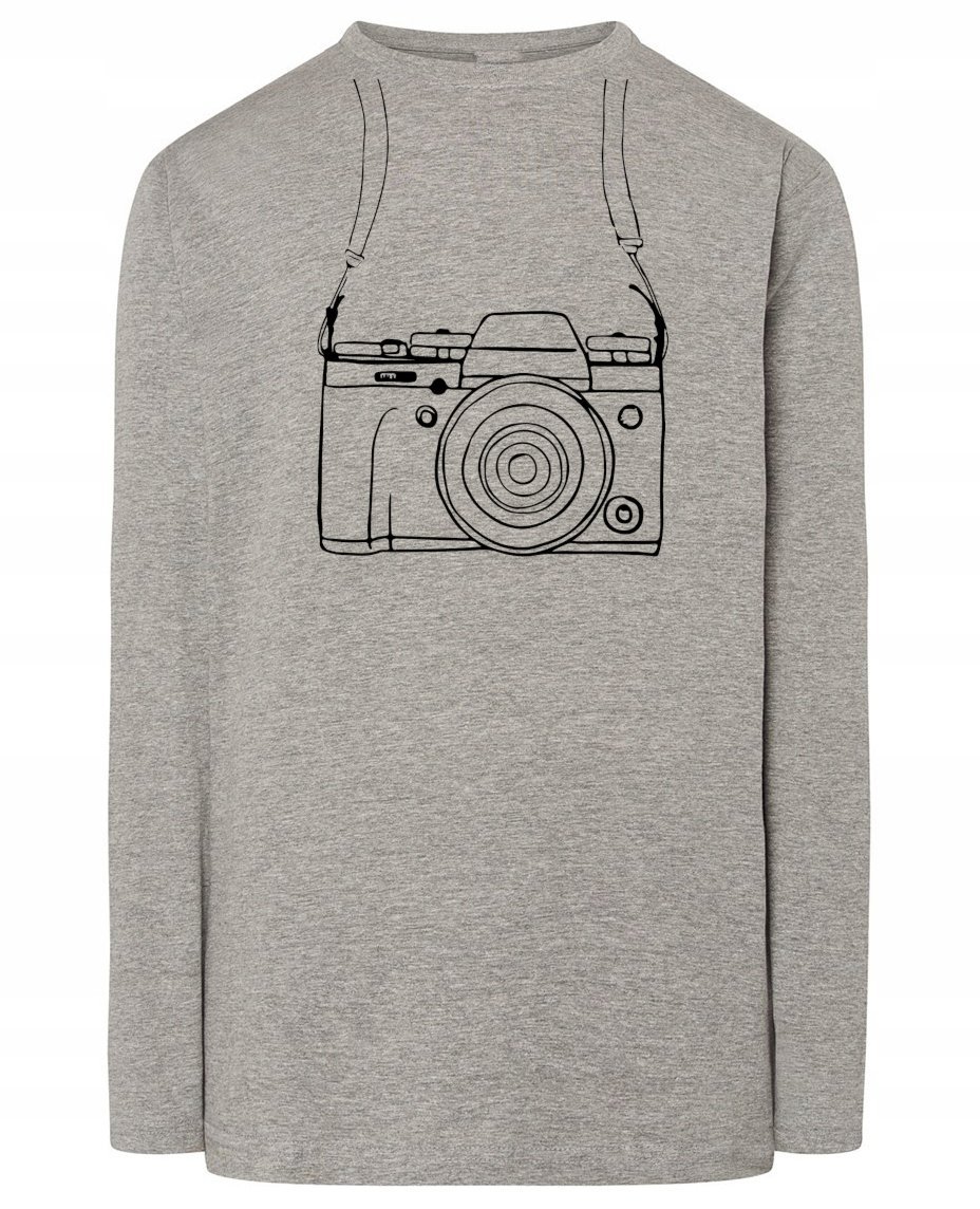 Longsleeve męski nadruk APARAT na PASKU r.XL