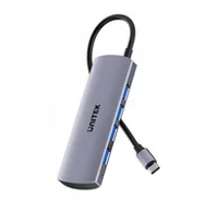 Huby USB - Unitek Hub 4w1 USB-C 10 Gbps, 4x USB-A H1112EGY01 - miniaturka - grafika 1