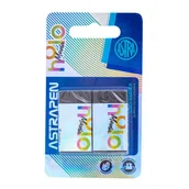 Gumki biurowe - Gumka Czarna Astrapen Holomania 2Szt. Blister - miniaturka - grafika 1