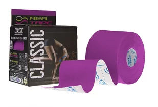Rea Tape, Taśma Kinesiologiczna Classic 5 m x 5 cm, Fioletowy - Akcesoria do rehabilitacji - miniaturka - grafika 1