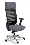 Fotele i krzesła biurowe - Fotel ergonomiczny do biura, Velo, slategrey - miniaturka - grafika 1