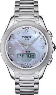 Zegarek Tissot T-Touch T075.220.11.106.00 - Zegarki damskie - miniaturka - grafika 1