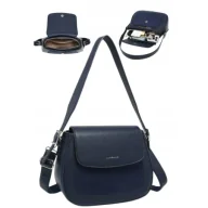 Torebki damskie - Praktyczna Torebka Torba Damska Listonoszka LUIGISANTO HS0414-1 Blue - miniaturka - grafika 1