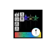 Lampy ogrodowe - Aigostar - LED RGBY Solarna lampka świąteczna LED/1,2V/8 funkcji - miniaturka - grafika 1