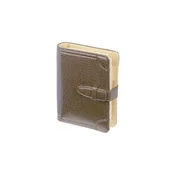 Notesy i bloczki - Organizer brązowy premium Zurich z wymiennym wkładem 11x14,5cm z kalendarzem 2024 - miniaturka - grafika 1