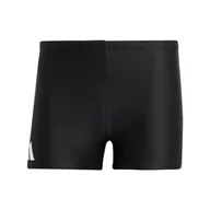Kąpielówki męskie - Męskie Bokserki kąpielowe ADIDAS SOLID BOXER IA7091 – Czarny - miniaturka - grafika 1