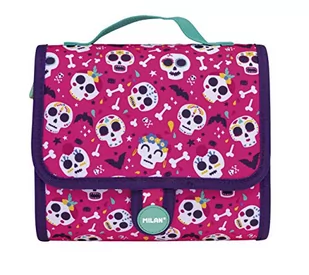 Milan Maletín 2 Estuches Containdo Bats&bites Różowy Plecak dla dzieci, 22 cm - Plecaki - miniaturka - grafika 1