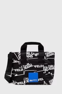 Torebki damskie - Karl Lagerfeld Jeans torebka kolor czarny - grafika 1