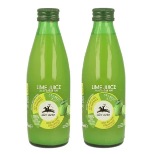 Alce Nero Sok z limonki Nfc 100% Zestaw 2 x 250 ml Bio - żywność - Soki i napoje niegazowane - miniaturka - grafika 1